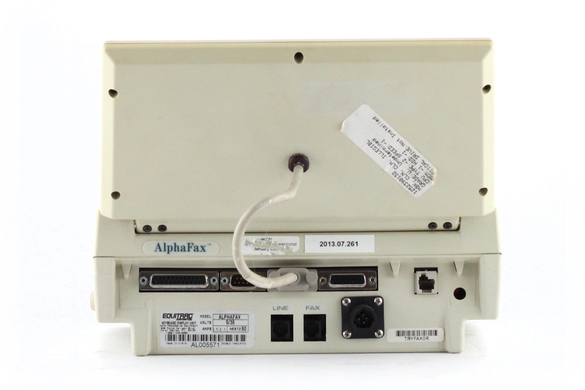 AlphaFax Keyboard Display Unit