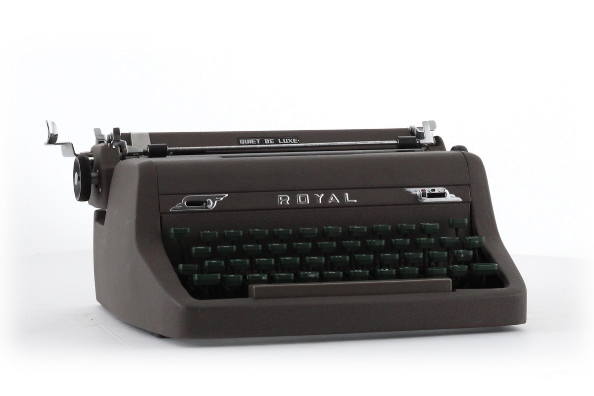 Royal Quiet Deluxe Portable Typewriter