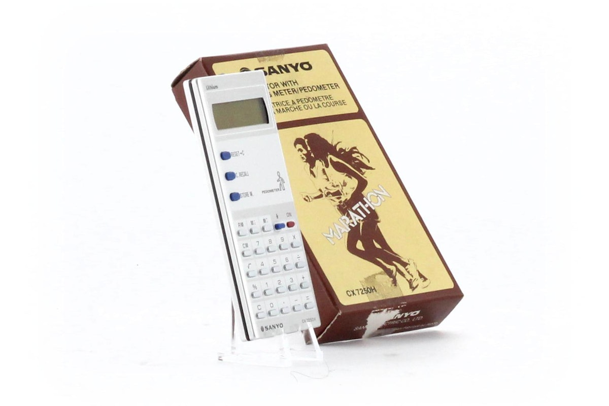 Sanyo Marathon: Calculator with Jogging Meter/ Pedometer