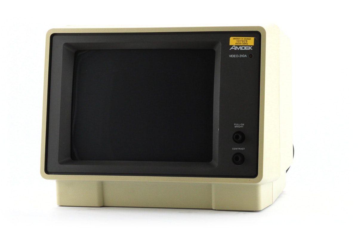 Amdek Video-310A monitor