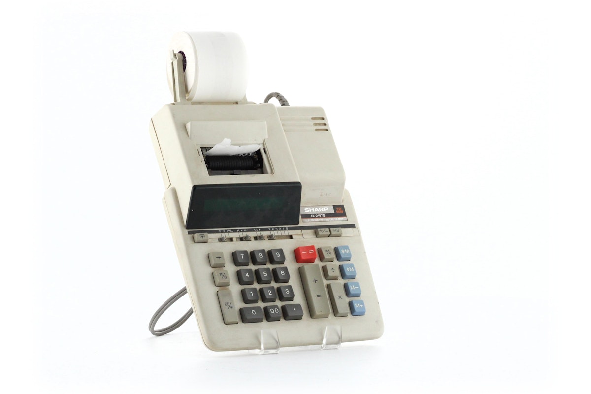 Sharp EL-2197 II Electronic Printing Calculator