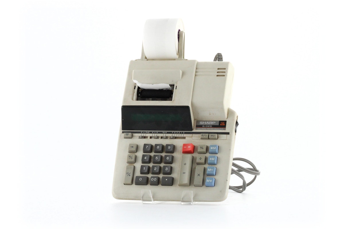 Sharp EL-2197 II Electronic Printing Calculator