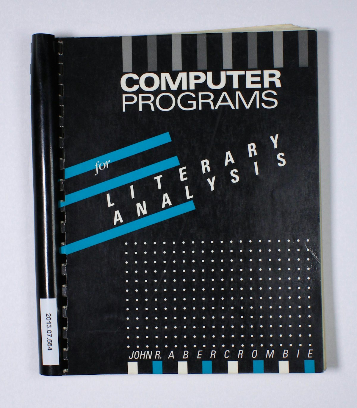 Computer Programs for Literary Analysis