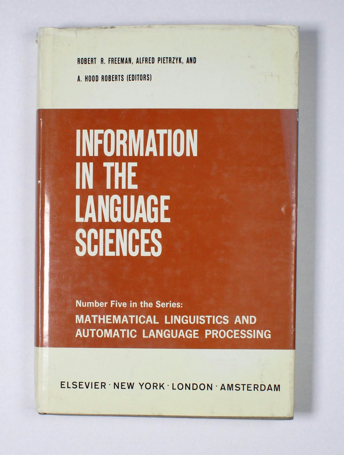 Information in the Language Sciences