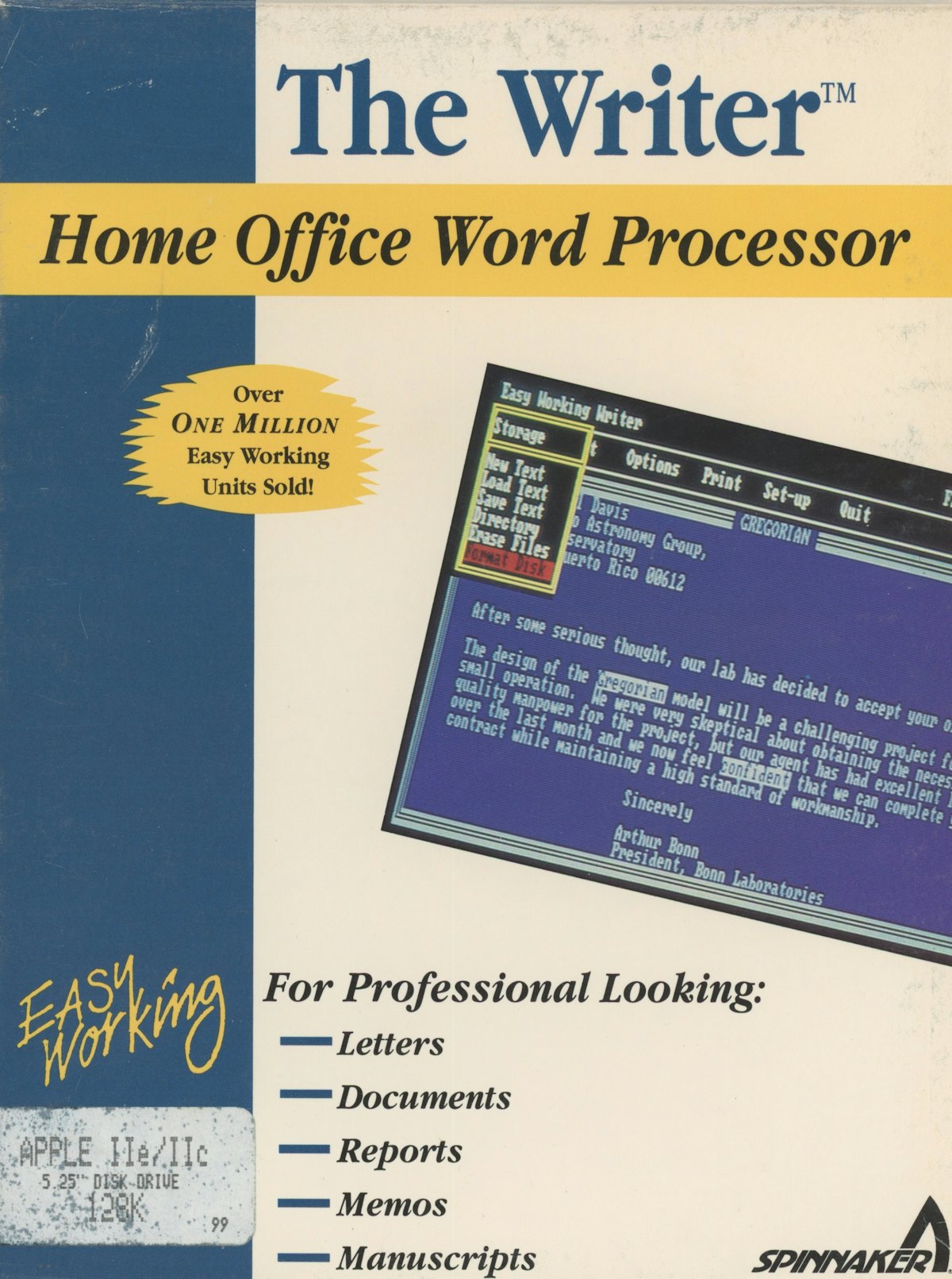 The Writer: Home Office Word Processor