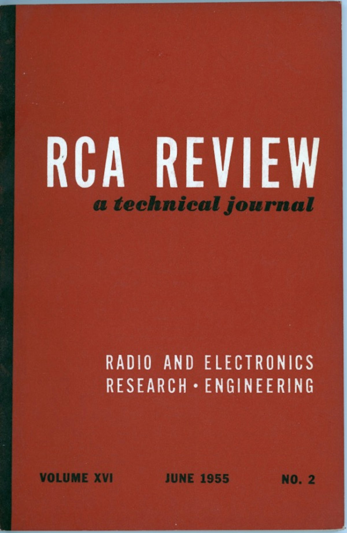 RCA Review: A technical journal